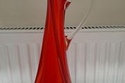 Murano glass Sommerso beak vase or jug