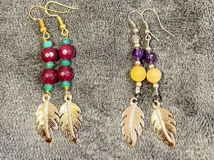 Handmade Crystal Earrings