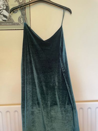 Velvet mini dress