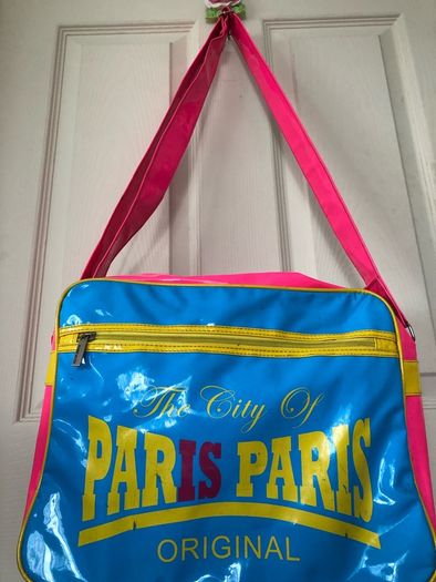 Robyn Ruth Luminous Pink Blue Yellow Bright Shoulder Bag