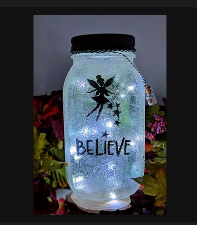 Fairy Bottles and Jars - hand-made gift