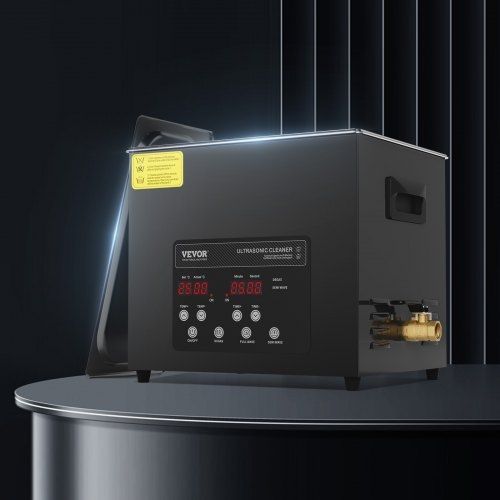10L Ultra Sonic Cleaner, 240W Digital Ultrasonic Cleaning Machine with Gentle Mode & Upgraded Degassing, 40kHz Industrial Ultrasound