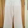 MONSOON White Linen Trousers 16 New Image 2