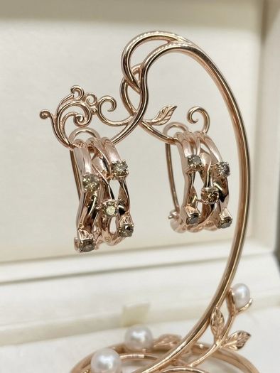 Diamonds Champagne Diamond Earrings