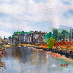 markee Castle Sligo watercolor