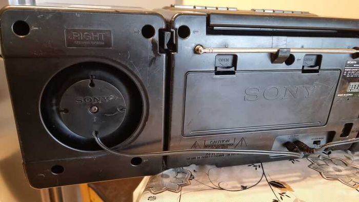 From 1992 Sony CFS-W430 Vintage Radio Cassette recorder, working perfect.