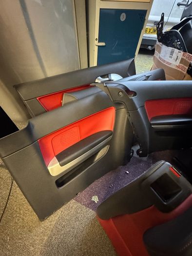 audi a3 s3 8p 3 door red black nappa heated seats and matching door cards