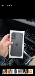Iphone 16 128gb Black Sealed 1 year Apple Warranty upon Activation UK version