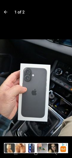 Iphone 16 128gb Black Sealed 1 year Apple Warranty upon Activation UK version
