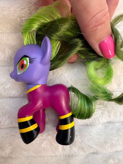 My Little Pony G4 approx. 3" Target Power Ponies Mane-iac Mayhem Brushable Used Please see photos