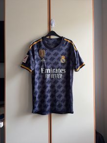 Adidas Real Madrid Away Shirt 2023/24 Navy Gold M