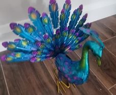 Peacock Metal Ornament