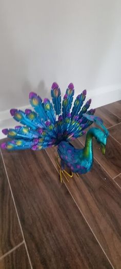 Peacock Metal Ornament