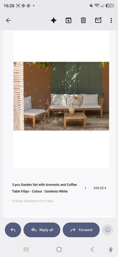garden sofa