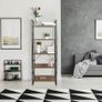 BRAND NEW 5-Tier Retro Shelf Free Standing Ladder-Type Industrial Style Storage Organizer Image 3