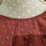 Zara dusky pink dobby blouse uk10 Image 4
