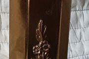 brass vintage fireside match holder