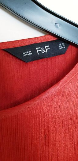 Burnt Orange/ Rust Blouse/Top - Size 16
