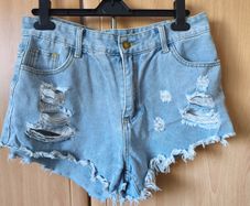 Jeans shorts size small Large