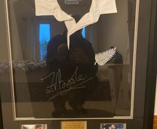 Signed Zinzan Brooke All Black Jersey & Irish Jersey from early 2000s