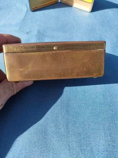 Vintage Colibri table lighter and Two cases