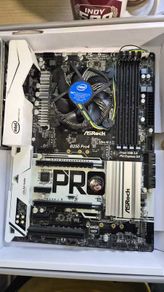 ASRock B250 Pro4 ATX Motherboard + Intel i5-6400 (optional RAM available)