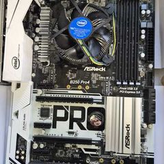 ASRock B250 Pro4 ATX Motherboard + Intel i5-6400 (optional RAM available)