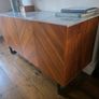 Walnut and Marble Top Cabinet Image 3