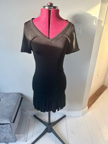 Karen Millen Designer Black Occasion Wear Mini Dress