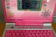 Pink vtech laptop for kids