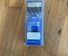 Sinox 5.0m Stereo 2 RCA to 2 RCA Gold Plated