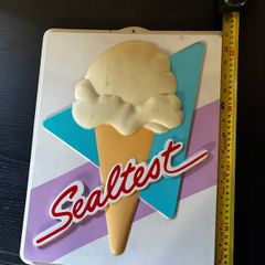 vintage ice cream sign