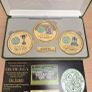 Celtic Commemorative Treble Medal set Image 2
