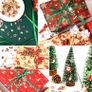 110Pcs 55 Styles Christmas Charms Gold Enamel Jewelry Pendants for Xmas Earring Bracelet Necklace Craft Making (FREE POSTAGE) Image 3