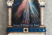 Divine Mercy Luminous Holy Water Font.