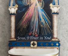 Divine Mercy Luminous Holy Water Font.