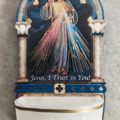 Divine Mercy Luminous Holy Water Font.