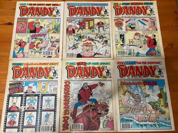 Comics: 'The Dandy' 1991,1993,1994 and 1995 (48 comics)