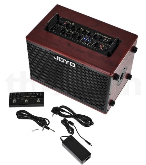 Rechargeable JOYO BSK-80 Acoustic Guitar Amplifier- Full Set
