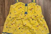 Next Girls Yellow Floral Summer Top 12Y