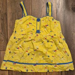 Next Girls Yellow Floral Summer Top 12Y