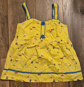Next Girls Yellow Floral Summer Top 12Y