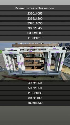 Misfit doors and windows