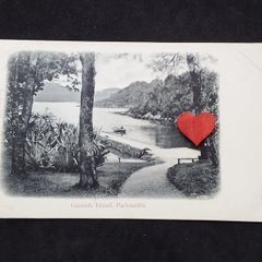 Ireland Postcard : Garnish Island , Parknasilla , Glengarriff Bay , Co. Cork - A Wrench Series Postcard