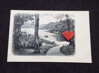 Ireland Postcard : Garnish Island , Parknasilla , Glengarriff Bay , Co. Cork - A Wrench Series Postcard