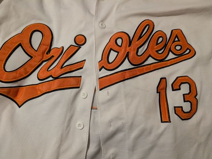 Classic Manny Machado Baltimore Orioles on field home baseball jersey