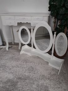 Dressing table with stool
