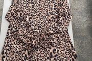 Leopard print long blouse from gallery at dunnes