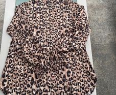 Leopard print long blouse from gallery at dunnes