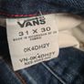 VANS off the wall V76 skinny blue denim jeans Size W 31 L 30 mens womens boys girls unisex A Image 8